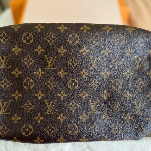 Louis Vuitton Monogram Speedy 30 with Tan Accents - Picture 8 of 11